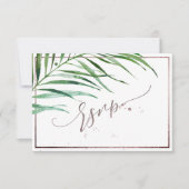 PixDezines Greenery Palm Fronds RSVP (正面)