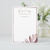 PixDezines Greenery Palm Front方向 出欠カード (スタンド正面)