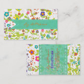 PixDezines groovy daisediy背景 名刺 (正面/裏面)