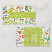 PixDezines groovy daisediy背景 名刺 (正面/裏面)