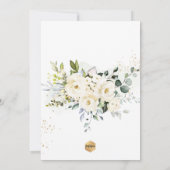 PixDezines H2アラバスターバラファーストホーリーコミュニオン 招待状 (裏面)