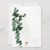 PixDezines H2ガムユーカリ洗礼 招待状 (裏面)