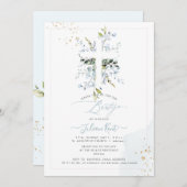 PixDezines H2ダスティブルーユーカリプトゥスバウティゾ 招待状 (正面/裏面)