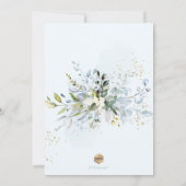 PixDezines H2ダスティブルーユーカリプトゥスバティスモ 招待状 (裏面)