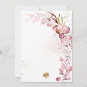 PixDezines H2ダスティ赤面ガムユーカリプタスバウチゾ 招待状 (裏面)