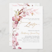 PixDezines H2ダスティ赤面ガムユーカリプタスバウチゾ 招待状 (正面/裏面)