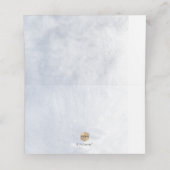 PixDezines H2ブルーアジサイAlabaster Roses プレイスカード (内部開封)