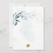 PixDezines H2ブルーガムユーカリプトゥスバウティゾ 招待状 (裏面)