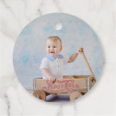 PixDezines H2ブルー金ゴールドダストバプテスマ フェイバータグ (裏面)