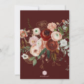 PixDezines H2マルサラ秋植物学 招待状 (裏面)