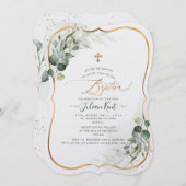 PixDezines H2ユーカリプタス洗礼 招待状 (正面/裏面)