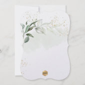 PixDezines H2ユーカリプタス洗礼 招待状 (裏面)