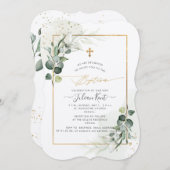 PixDezines H2ユーカリプタス洗礼 招待状 (正面/裏面)