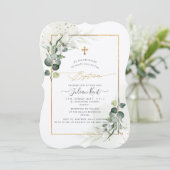 PixDezines H2ユーカリプタス洗礼 招待状 (スタンド正面)