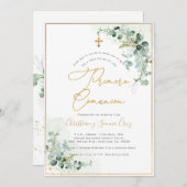 PixDezines H2ユーカリプリメラコミュニオン 招待状 (正面/裏面)