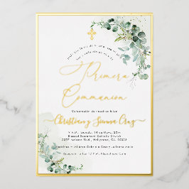 PixDezines H2ユーカリプリメラコミュ素朴ニオン 箔招待状