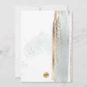 PixDezines H2埃っぽいブルーバティスモ 招待状 (裏面)