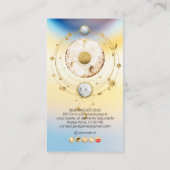 PixDezines H2天のヒーリングハンド 名刺 (裏面)