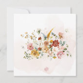 PixDezines H2秋ガーデン花の日付を保存 セーブザデート (裏面)