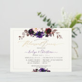 PixDezines H2秋フラワーリハーサルディナー 招待状 (スタンド正面)