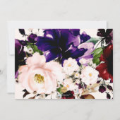 PixDezines H2秋フラワーリハーサルディナー 招待状 (裏面)