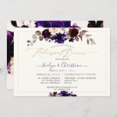 PixDezines H2秋フラワーリハーサルディナー 招待状 (正面/裏面)