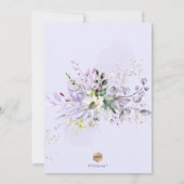 PixDezines H2薄紫パープルユーカリプトゥスバウティゾ 招待状 (裏面)