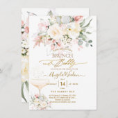 PixDezines H2赤面アラバスターバラブルンフバブリー 招待状 (正面/裏面)