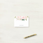 PixDezines H2赤面アンスリウムズバラ牡丹 ポストイット (デスク上)