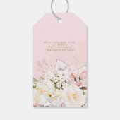 PixDezines H2赤面クリームバラありがとう ギフトタグ (裏面)