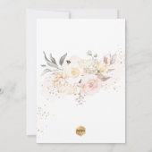 PixDezines H2赤面クリームバラ確認 招待状 (裏面)