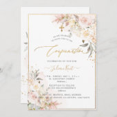 PixDezines H2赤面クリームバラ確認 招待状 (正面/裏面)