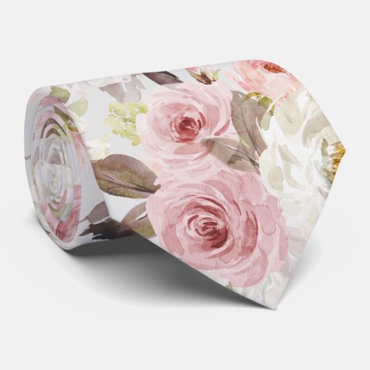 PixDezines H2赤面ダスティピンクローズDIYバックグランド ネクタイ (ロール)