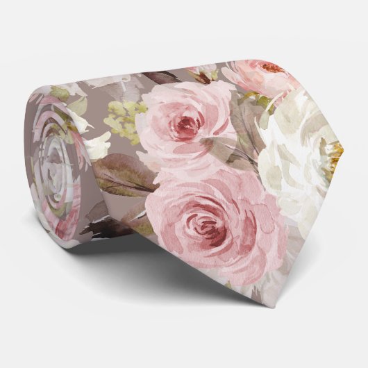 PixDezines H2赤面ダスティピンクローズDIYバックグランド ネクタイ (ロール)