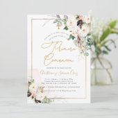 PixDezines H2赤面バラプリメラコムニオン 招待状 (スタンド正面)