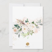 PixDezines H2赤面バラ第1回聖餐会 招待状 (裏面)