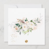 PixDezines H2赤面バラ第1回聖餐会 招待状 (裏面)