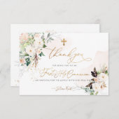 PixDezines H2赤面バラ サンキューカード (正面/裏面)