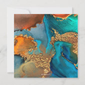 PixDezines H2銀河系モダン抽象芸術バー（ユダヤ教の）バル・ミツバー 招待状 (裏面)