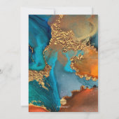 PixDezines H2銀河系モダン抽象芸術バー(ユダヤ教の)バル・ミツバーI 招待状 (裏面)