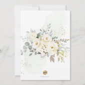 PixDezines H2 アラバスター ローズ 洗礼 招待状 (裏面)