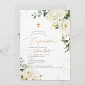 PixDezines H2 アルバスター ローズ ハイドランジア 招待状 (正面/裏面)