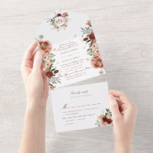 PixDezines H2 オータム ウォーターカラー フラワーズ マルサラ