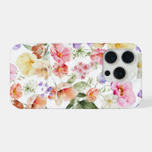 PixDezines H2 サマーガーデンフラワー DIY カラー iPhoneケース (裏面横)