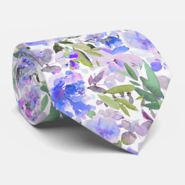 PixDezines H2 サマーフラワーズ ブライトヒューズ ネクタイ