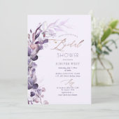 PixDezines H2 ダスティパープル ユーカリ 招待状 (スタンド正面)