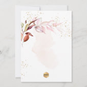 PixDezines H2 ダスティピンクガム ユーカリ 洗礼式 招待状 (裏面)