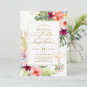 PixDezines H2 トロピカルパラダイス ブランシュ バブル 招待状 (スタンド正面)