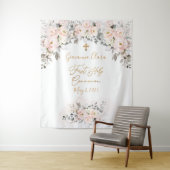 PixDezines H2 ブラッシュローズの初聖体拝領 タペストリー (インサイチュ)