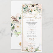 PixDezines H2 ブラッシュローズ ファーストホーリーコミュニオン 招待状 (正面/裏面)